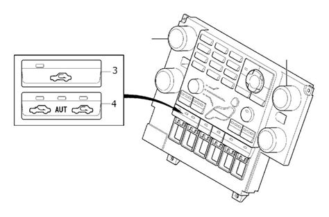 Hvac Temperature Control Panel Blue Genuine Volvo Part