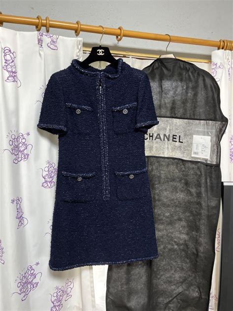 Chanel シャネル 麻ノースリーブワンピース 【当店限定販売】 O Emainjp