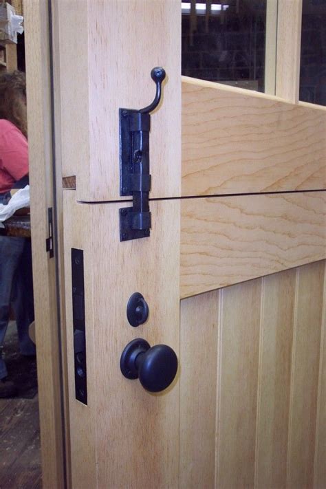 Dutch Door Hardware Options