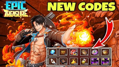 EPIC TREASURE GIFT CODES 2022 NEW EPIC TREASURE ONE PIECE GIFT CODES