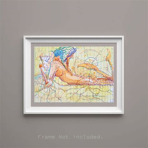 Nude Drawing Self Love 2 Nude Art Wall Art Painting By Diogenis