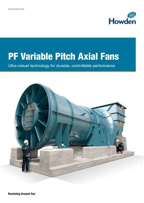 Pdf Pf Variable Pitch Axial Fans Howden Pdf Filepf Variable Pitch