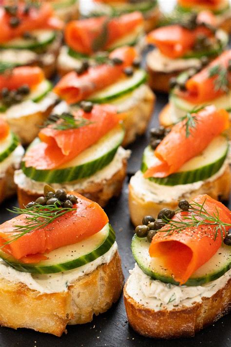 Smoked Salmon Crostini - iFoodReal.com