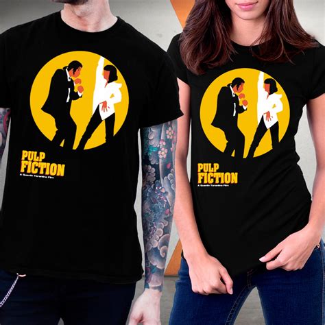 Camiseta Pulp Fiction Tempo de Violência Blusa Tarantino Mia