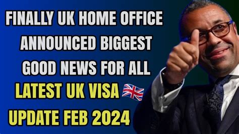 Good News Finally Confirmed Announcement From UK Home Office For All