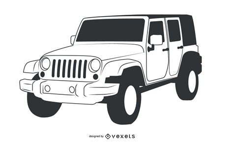 Jeep Silhouette Vector at Vectorified.com | Collection of Jeep ...