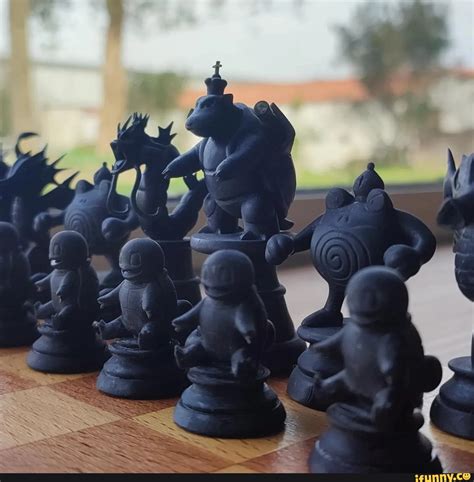 3d Printed Pokemon Chess Set Ifunny