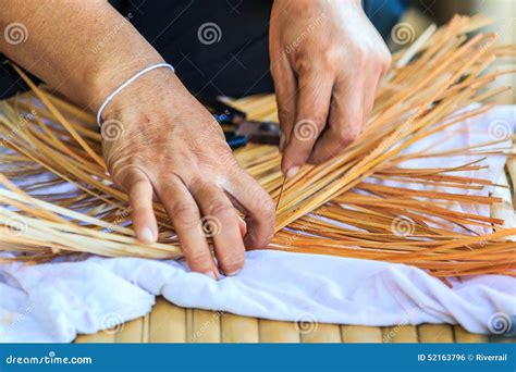 Bamboo Weaving Stock Photo Image Of Macro Close Bamboo 52163796