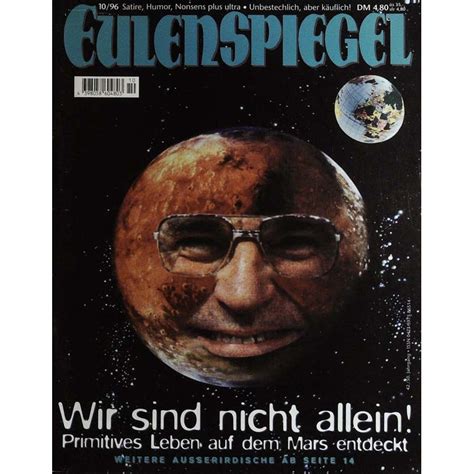 Eulenspiegel 10 Oktober 1996 Wir Sind Nicht Allein Zeitschrift