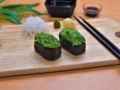 Chuka Wakame Gunkan 2 Pcs Sushi Delivery Malaysia