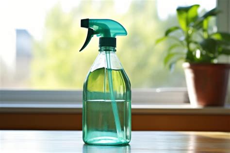 Premium AI Image | Glass Cleaner in Transparent Container