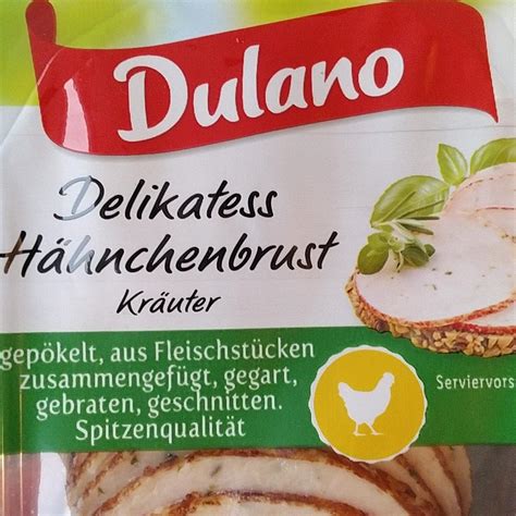 Delikates H Hnchenbrust Kr Uter Dulano Kal Rie Kj A Nutri N Hodnoty