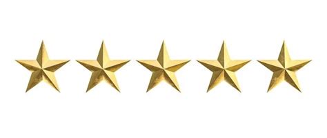 Five Gold Stars Are Lined Up In The Shape Of An Eight Pointed Star On