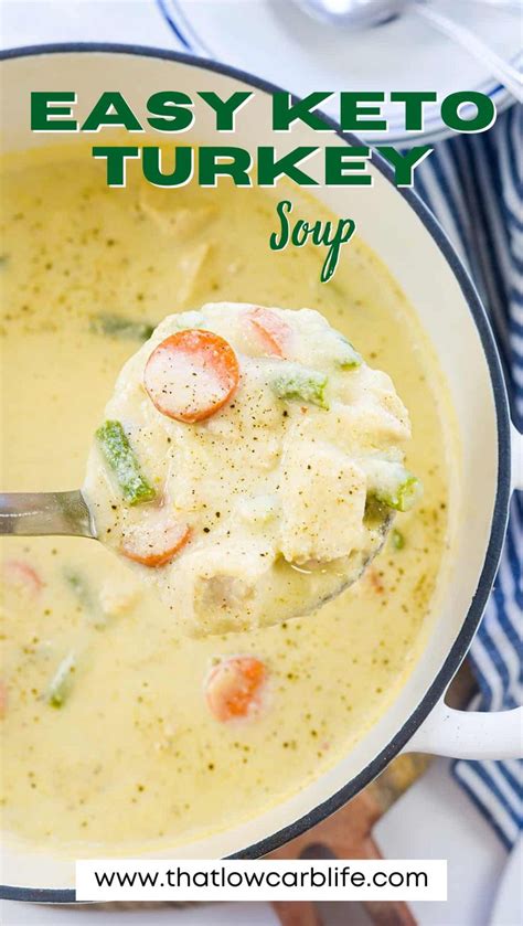 Easy Keto Turkey Soup Recipe