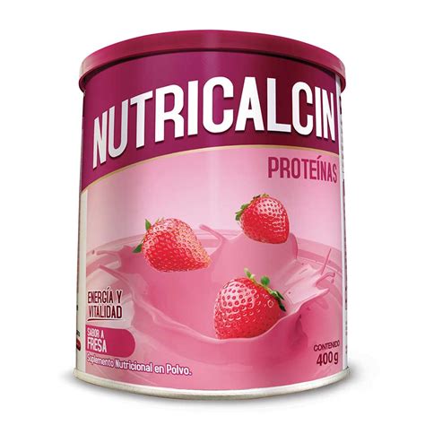 Nutricalcin Prote Na Fresa En Polvo G