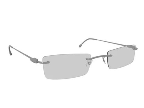 Rimless Lightest Glasses Free 3d Model Max Vray Open3dmodel