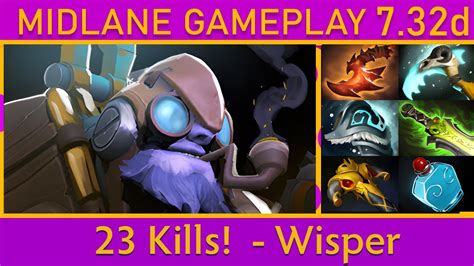 Dota Wisper Tinker Mid Pro Gameplay Youtube