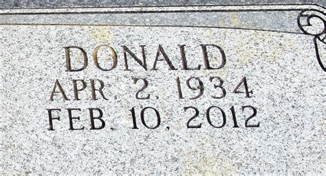 Donald Lee King 1934 2012 Homenaje De Find A Grave