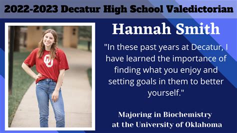 Hannah Smith- Class of 2023 Valedictorian – The Journal Online