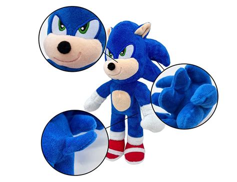 Sonic 2 Plush Sonic The Hedgehog 2 Movie Plush Collection 10" Tall Sonic, Toy Figure Kids ...