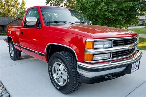 7k Mile 1994 Chevrolet K1500 Silverado Sportside 4×4 For Sale On Bat Auctions Sold For 51 000