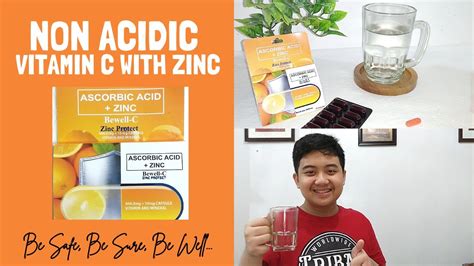 Non Acidic Vitamin C With Zinc Boost Immune System Bewell C Youtube