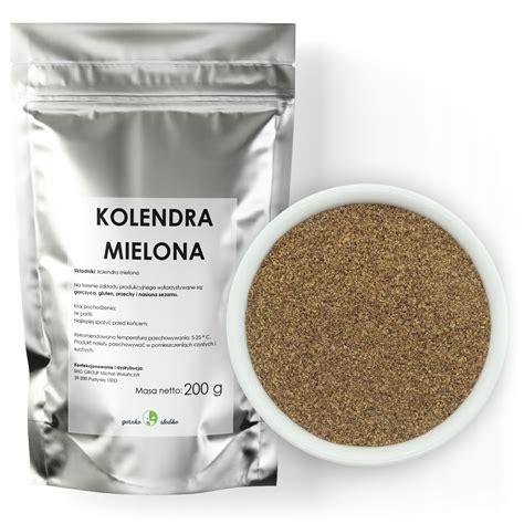 KOLENDRA MIELONA Mielone Ziarno Kolendry 200g 11601833050 Allegro Pl