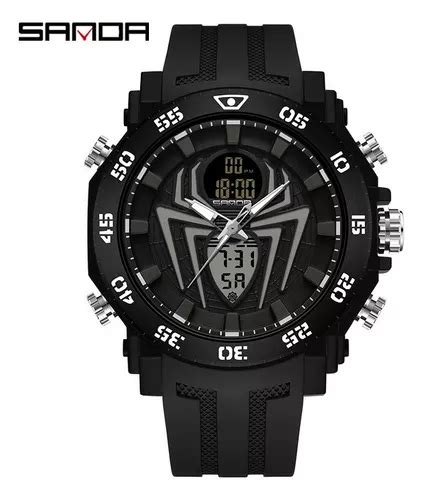 Reloj Electr Nico Deportivo Digital Luminoso Sanda Para Homb Meses