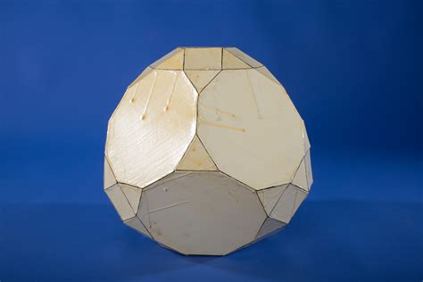 Polyhedron Model By Martin Berman Triaugmented Truncated Dodecahedron