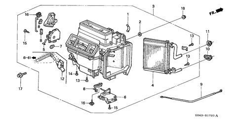 Honda Accord Motor Assy Mode Heater Hvac Unit S A