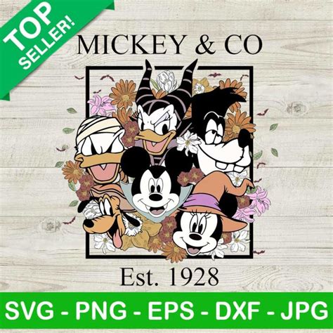 Halloween Mouse And Friend Png Disney Spooky Season Png Trick Or