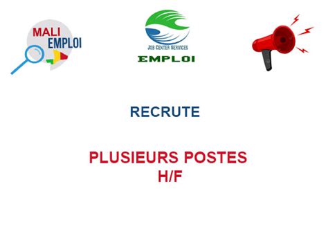 Cabinet Job Center Service Recrute Plusieurs Postes H F Y A Bara