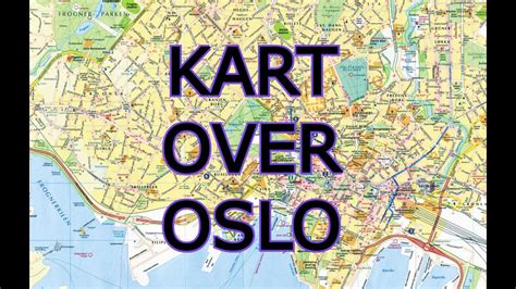 KART OVER OSLO NORGE YouTube