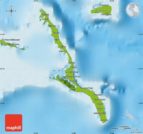 Physical Map of Long Island