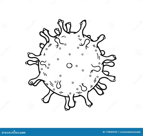 Cartoon Set Of Virus, Bacteria, Microbe And Parasite Infection. Funny ...