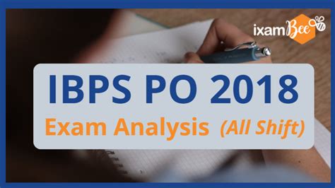 IBPS PO 2018 All Shift Exam Analysis Ixambee