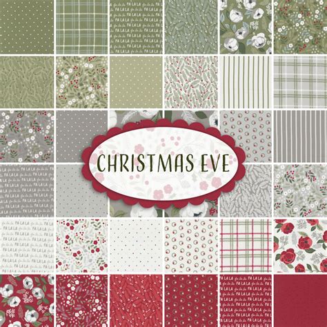 Christmas Eve Yardage By Lella Boutique For Moda Fabrics Shabby Fabrics