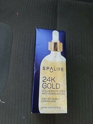 SpaLife 24K Gold Collagen Infused Anti Aging Serum For Firm Supple Skin