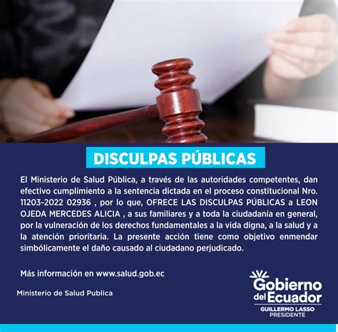 Disculpas P Blicas Proceso No Juicio No Presentado