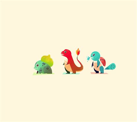 Kanto Starter Pokemon Wallpaper