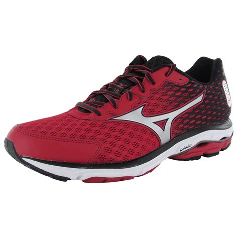 Mizuno Mens Wave Rider 18 Running Sneaker Shoes