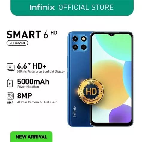 Telefono Infinix Smart 6 Hd 2gb 32gb Otiesca MercadoLibre