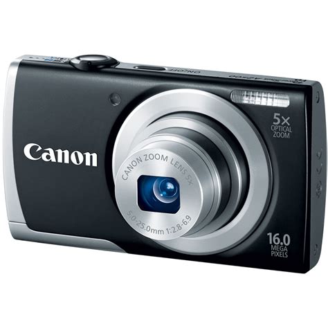 Canon Powershot A Digital Camera Black B B H Photo