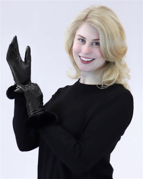 Long Leather Gloves For Women