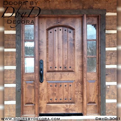 Divided Lite Door And Rustic Sidelites - Doors by Decora