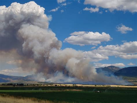 2 Large Fires Burning In Central Utah Deseret News