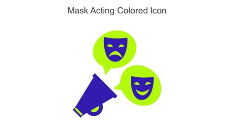 Mask Acting Colored Icon In Powerpoint Pptx Png And Editable Eps Format