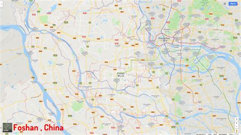 Foshan Map - China