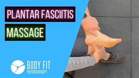 How To Massage Plantar Fasciitis Youtube