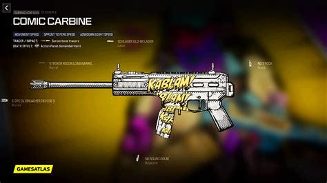 Comic Carbine | Warzone and Modern Warfare 3 Blueprint